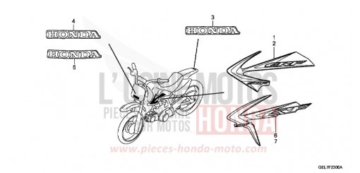 MARQUE/RAYURE CRF50FH de 2017